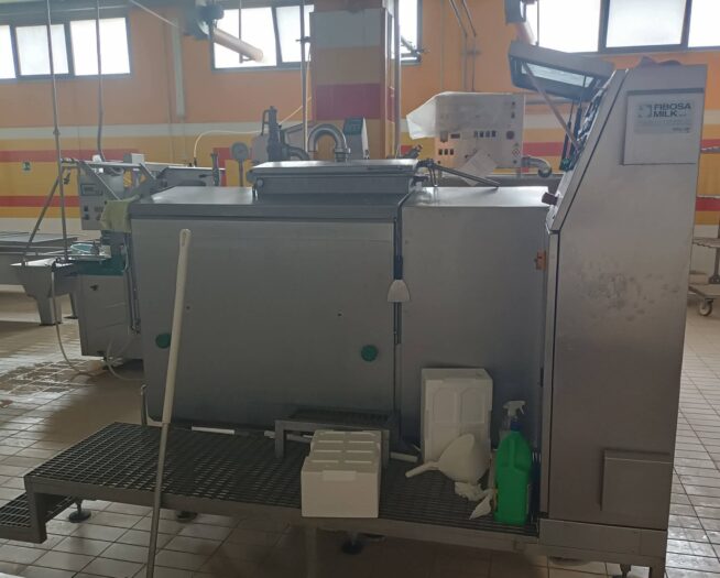 Cuocitore per paste filate ideale per produzione di caciocavallo, scamorza, mozzarella, pizza cheese